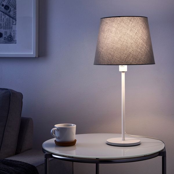 Абажур, серый, 25 см IKEA ЭРА 303.620.09 - фото 2