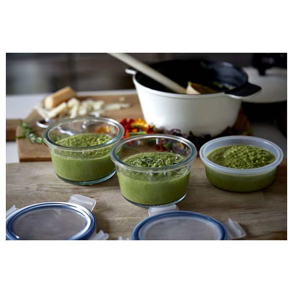 Контейнер для продуктов, круглой формы/пластик 450 мл IKEA IKEA 365+ ИКЕА/365+ 303.591.44 - фото 4