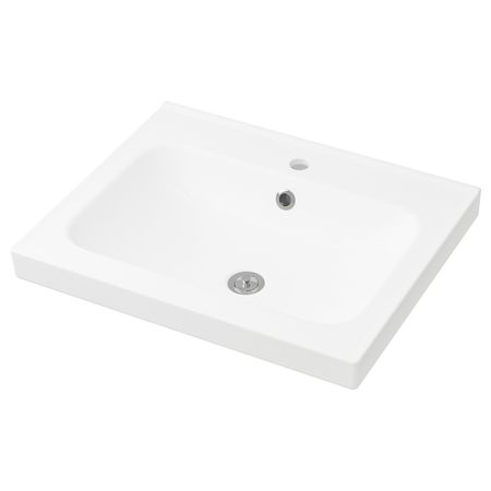Одинарная раковина 63x49x6 см IKEA ODENSVIK ОДЕНСВИК 603.690.47