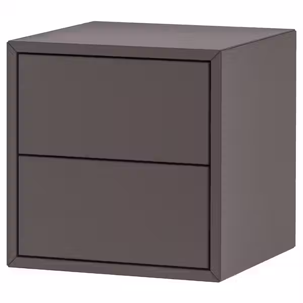 EKET Шкаф с 2 ящиками - темно-серый 35x35x35 см - фото 1