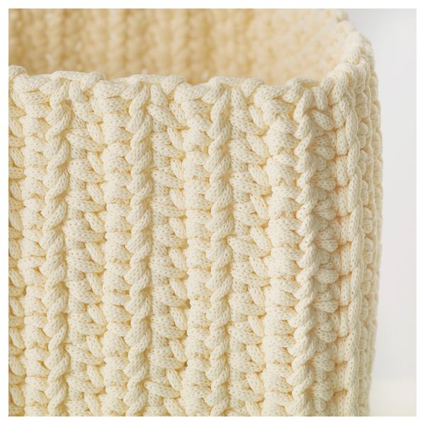 Набор корзин, 4 штуки НОРДРЭНА, белый с оттенком - фото 2