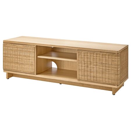 FRYKSÅS Тумба под ТВ - ротанг 157x41x49 см