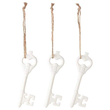 Украшение подвесное ВИНТЕР 2015, фарфор, белый