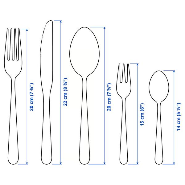 IKEA, дополнительный ракурс - схема-чертеж с размерами