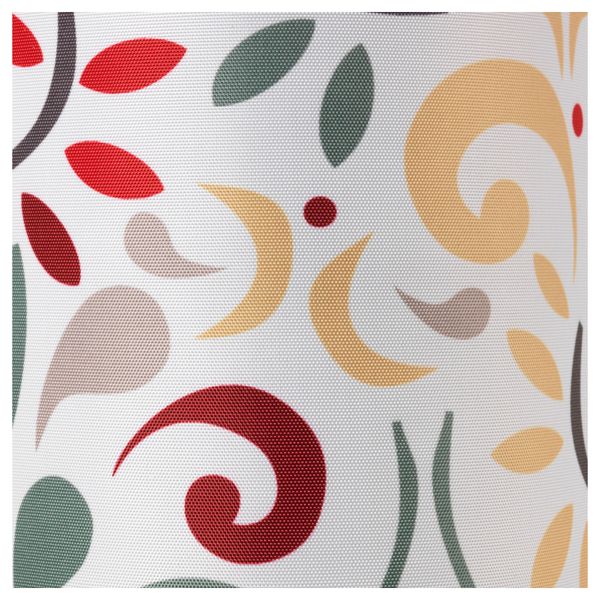 Штора для ванной ОКЕРКУЛЛА, разноцветный (180x200 см) - схема-чертеж с размерами