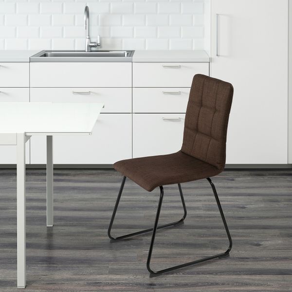 Стул, черный/Шифтебу коричневый IKEA NILSINGE НИЛЬСИНГЕ 204.953.35 - фото 3