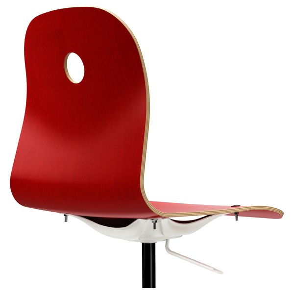 Рабочий стул ВОГСБЕРГ / СПОРРЕН, красный, белый - фото 3