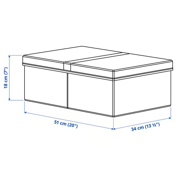 Упаковка 3 из 2 для IKEA - схема-чертеж с размерами