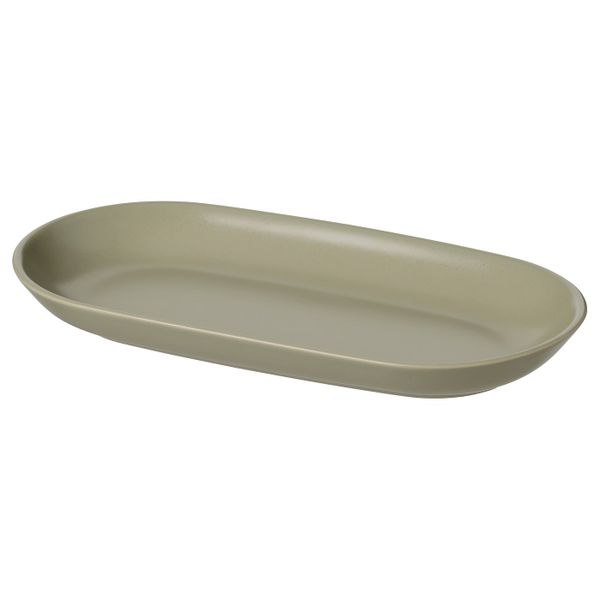 Блюдо, матовая поверхность зеленый 27x14 см IKEA FÄRGKLAR ФЭРГКЛАР 404.849.20 - фото 1