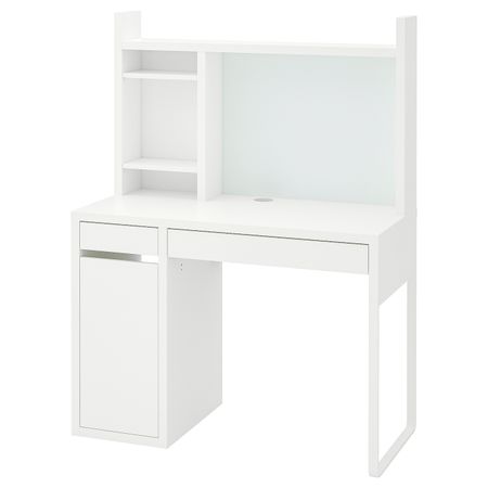 Письменный стол, белый 105x50 см IKEA MICKE МИККЕ 192.450.12