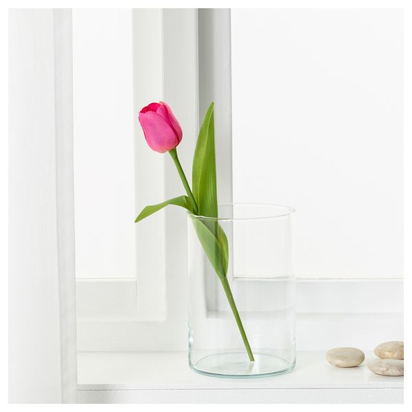 Цветок искусственный СМИККА, Тюльпан, темно-розовый (32 см) - фото 2