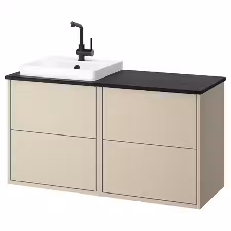 HAVBÄCK / ORRSJÖN ОРРШЁН Шкаф п-раковину/раковина/смеситель