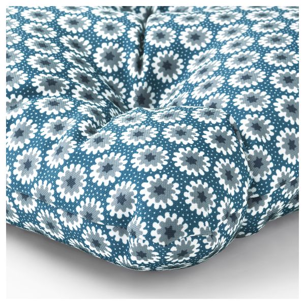 Подушка на садовый стул ИТТЕРОН, синий (40x40 см) - схема-чертеж с размерами