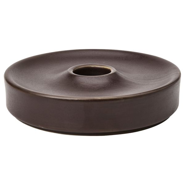 Подсвечник, 11 см, темно-коричневый IKEA ÄROFULL ЭРОФУЛЛ 505.013.73 - фото 2