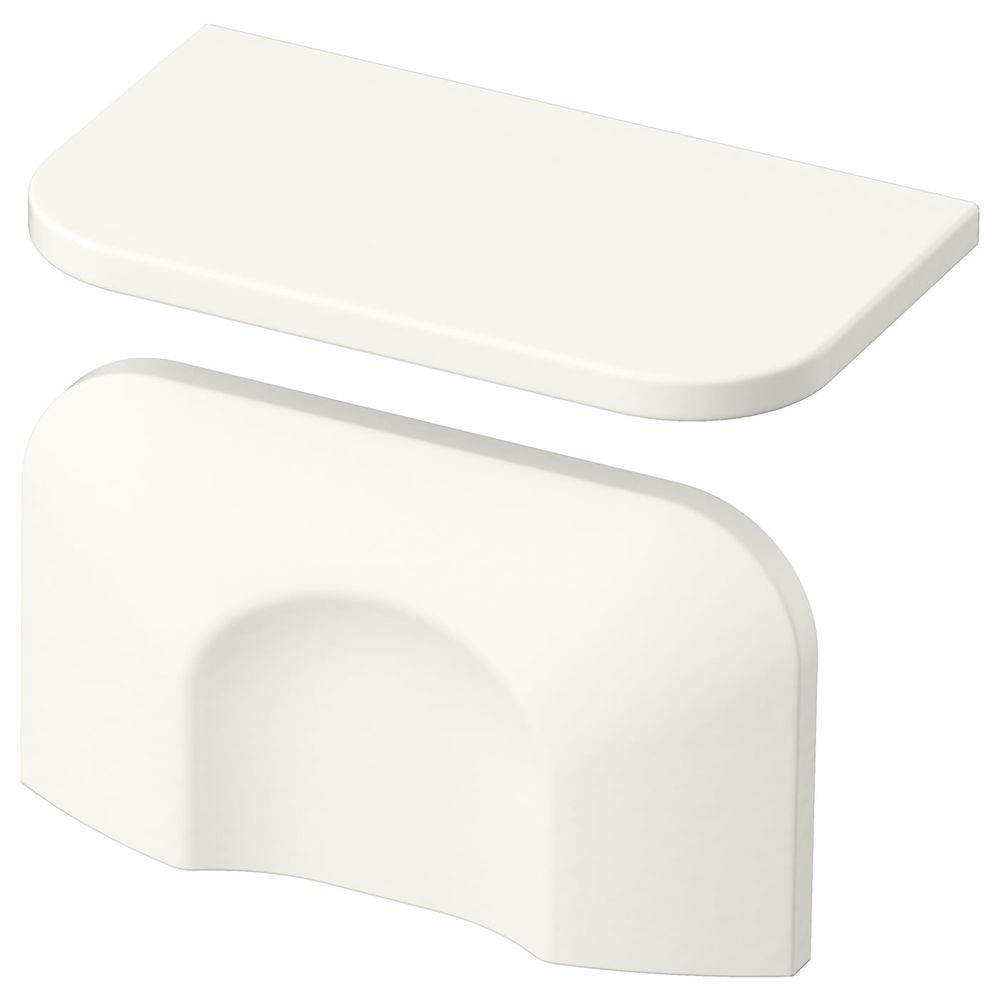 Ручка, белый, 56 мм IKEA БЕРГХАЛЛА 803.228.55 - фото 1