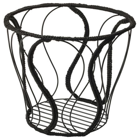 Корзина ОВЕРАЛЛЬТ, черный (30 см)