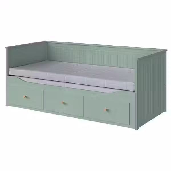 HEMNES Кушетка с 2 матрасами/3ящиками - фото 1