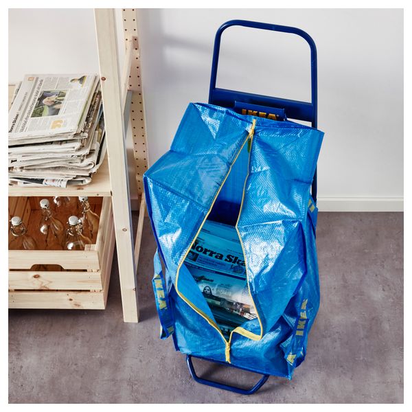 Тележка с сумкой ФРАКТА, синий - фото 3