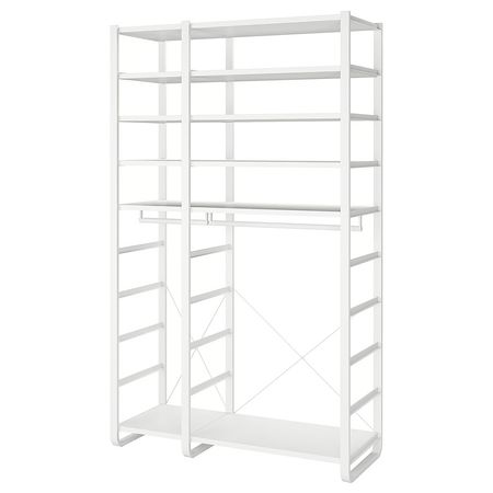 ELVARLI Гардероб, комбинация - белый 125x55x216 см