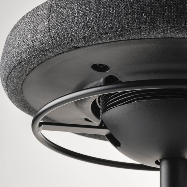 Табурет-опора для работы сидя/стоя, Гуннаред темно-серый IKEA LIDKULLEN ЛИДКУЛЛЕН 304.457.88 - схема-чертеж с размерами