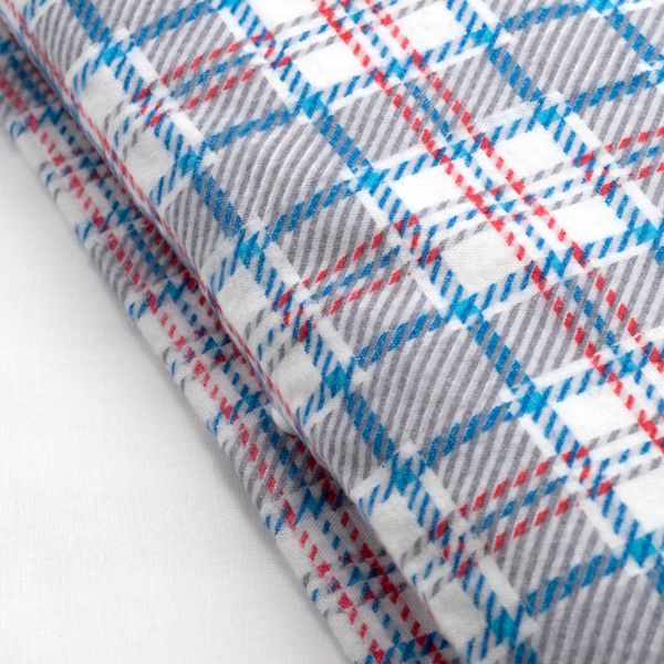 Пододеяльник и 2 наволочки, белый синий/клетка 200x200/50x70 см IKEA SILESHÅR СИЛЕСХОР 405.313.99 - фото 4