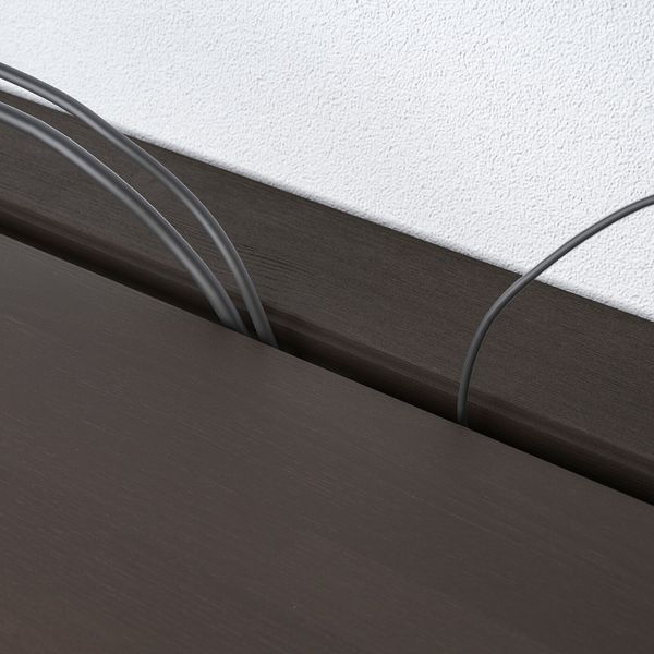 Шкаф для ТВ, комбинированный, стекляные дверцы, темно-коричневый 322x47x212 см IKEA ХАВСТА 892.658.22 - фото 7