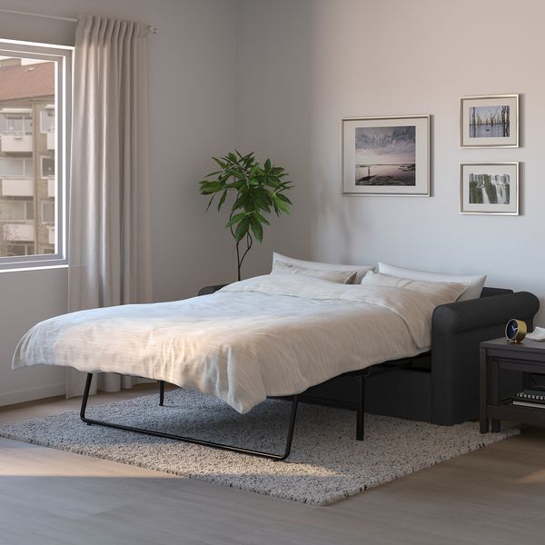 2-местный диван-кровать, Sporda темно-серый IKEA GRÖNLID 694.189.44 - фото 6