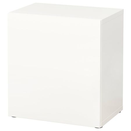 Стеллаж с дверью, белый/Лаппвикен белый 60x42x64 см IKEA BESTÅ БЕСТО 392.443.75