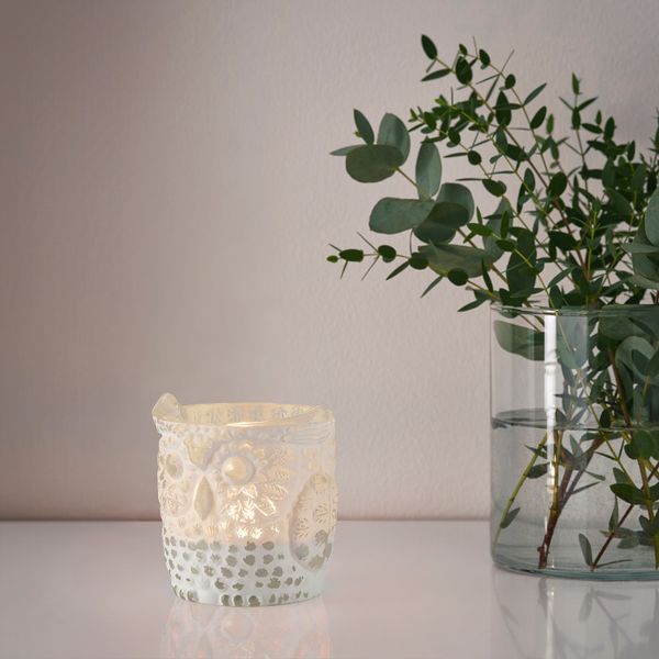 Подсвечник, белый 7.5 см IKEA EFTERSKÖRD ЭФТЕРСКЁРД 805.019.46 - схема-чертеж с размерами