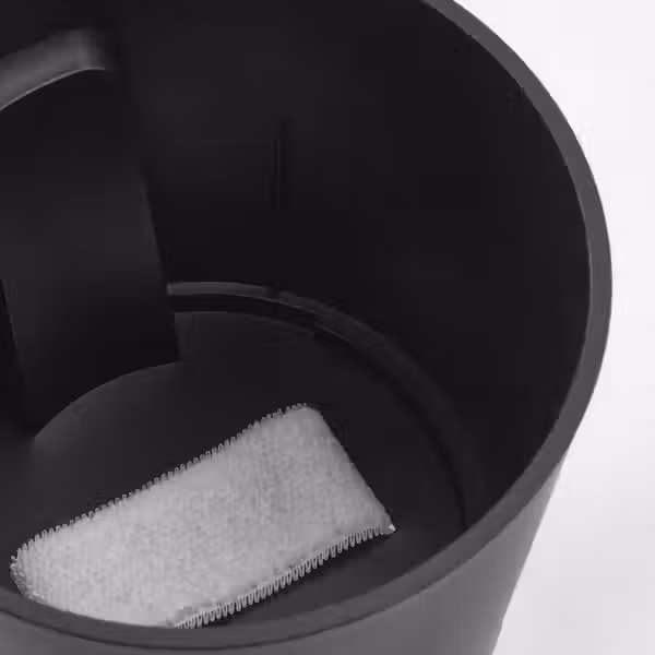 VÅRDTRÄD ВОРДТРЭД Горшок с самополивом - д/дома/улицы прозрачный/антрацит 12 см - фото 3