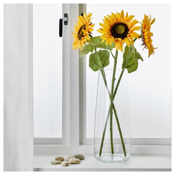 Цветок искусственный СМИККА, подсолнух, желтый (74 см) - фото 2