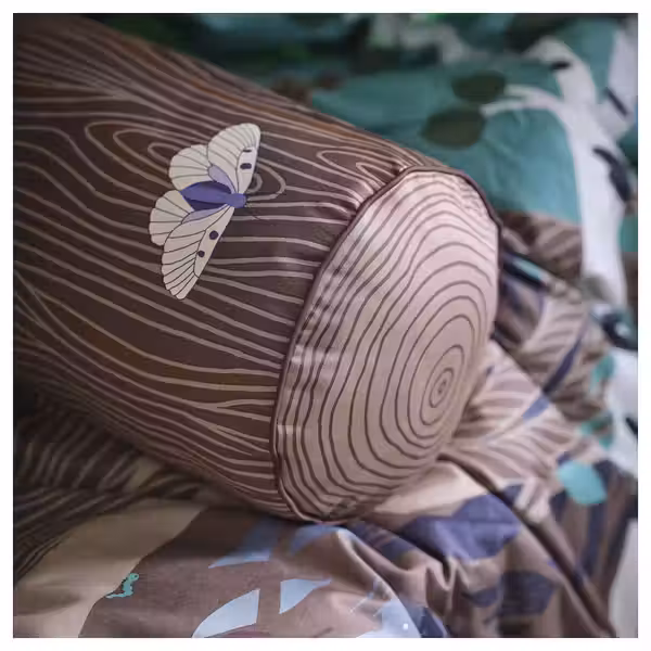 SKOGSDUVA СКОГСДУВА Подушка - цилиндрической формы/коричневый 80 см - фото 5