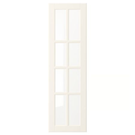 BODBYN Стеклянная дверь - белый с оттенком 30x100 см