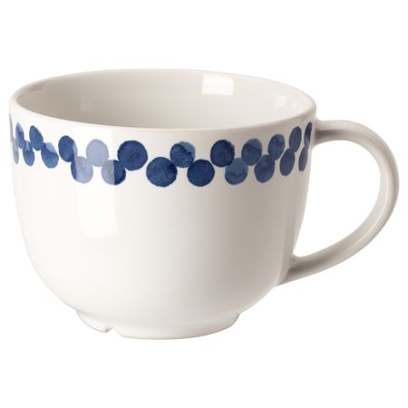 Кружка, белый, синий/с рисунком 42 сл IKEA MEDLEM МЕДЛЕМ 004.101.44
