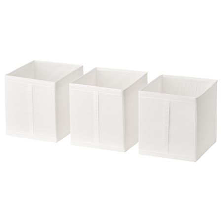 Коробка, белый, 31x34x33 см IKEA SKUBB СКУББ 001.863.95
