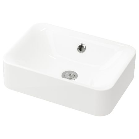 Накладная раковина, белый 45x32 см IKEA HÖRVIK ХОРВИК 503.589.40