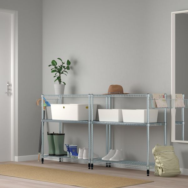 2 секции полок 211x36x94 см IKEA ОМАР 892.790.46 - фото 3