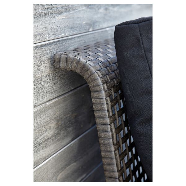 1-местная секция, садовая, черно-коричневый IKEA KUNGSHOLMEN КУНГСХОЛЬМЕН 603.761.23 - фото 3