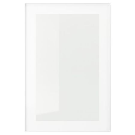 HEJSTA Стеклянная дверь - белый/прозрачное стекло 40x60 см