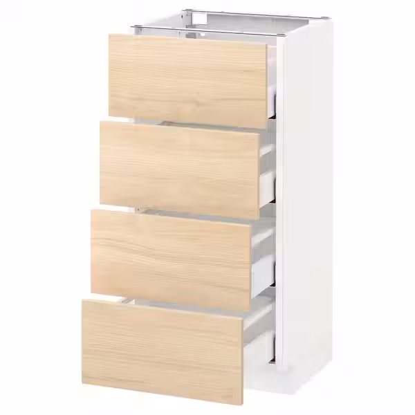 METOD / MAXIMERA Напольн шкаф 4 фронт панели/4 ящика - фото 1