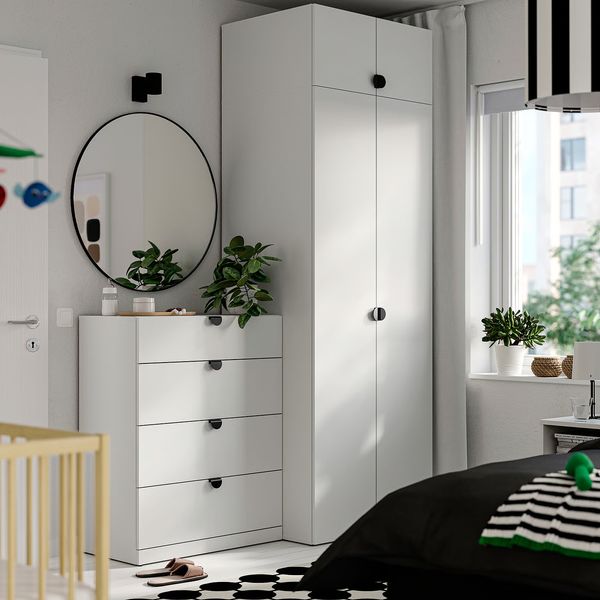 LASTARE Гардероб, комбинация - белый 160x62x237 см - фото 2