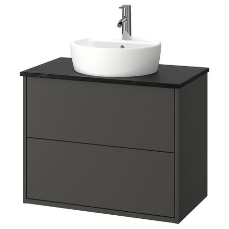 Шкаф с ящиками, раковина, смеситель IKEA HAVBÄCK, TÖRNVIKEN ТОРНВИКЕН 495.214.09