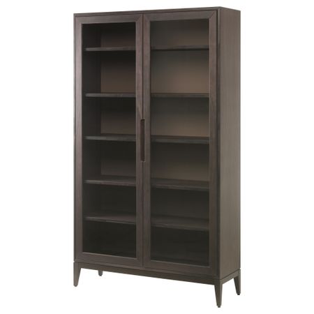 Шкаф-витрина РЕЖИССЁР, коричневый (118x203 см)