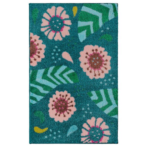 Коврик для ванной, разноцветный 50x80 см IKEA САНДТРЭСКЕТ 104.296.28 - фото 1