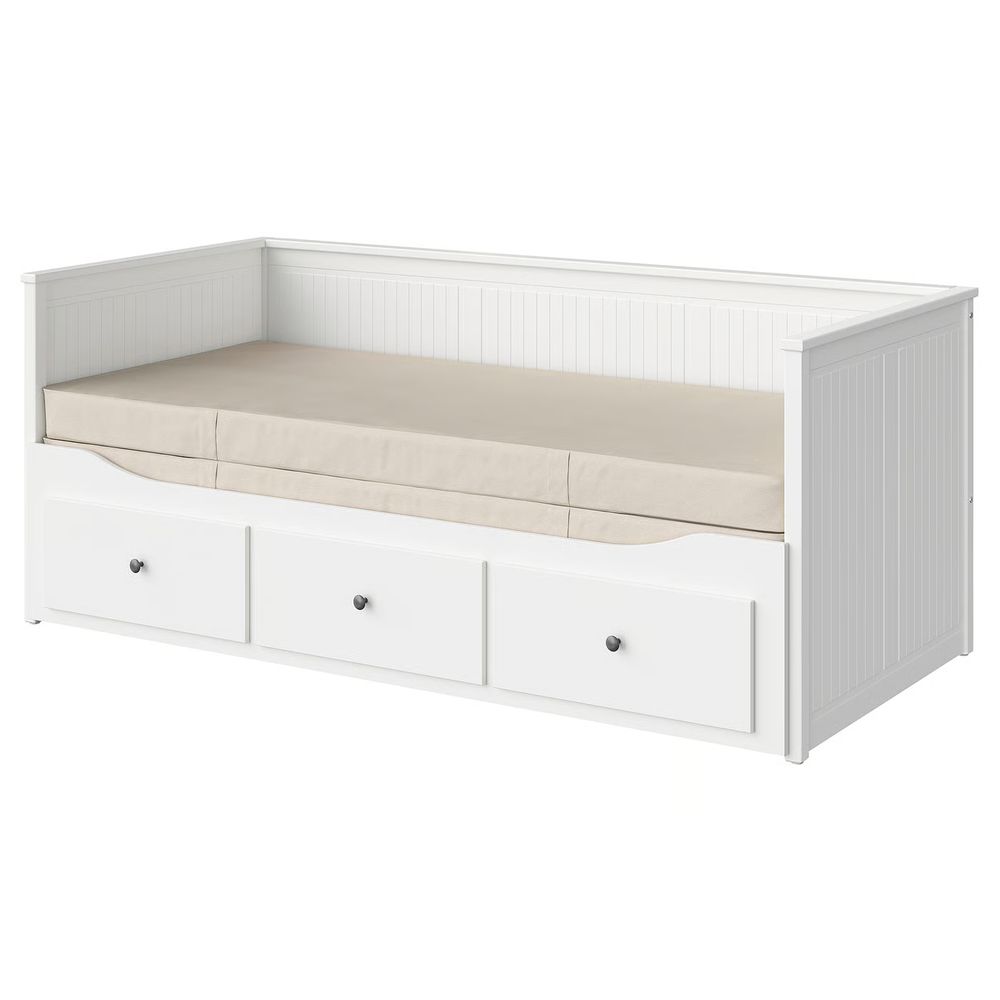 HEMNES Кушетка с 2 матрасами/3ящиками - фото 1
