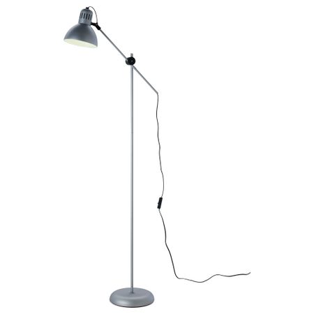 Светильник напольный для чтения ТЕРЦИАЛ, серебристый