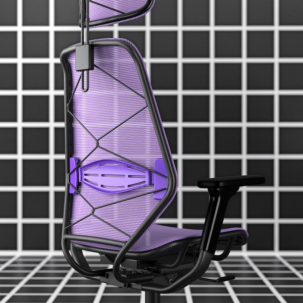 Стул для геймеров, фиолетовый, черный IKEA STYRSPEL 205.220.27 - фото 4