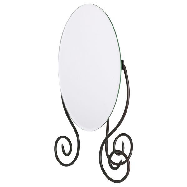 Зеркало настольное МЮКЕН, темно-коричневый (25x37 см) - фото 1