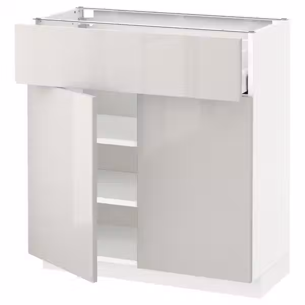 METOD / MAXIMERA Напольный шкаф с ящиком/2дверцами - фото 1