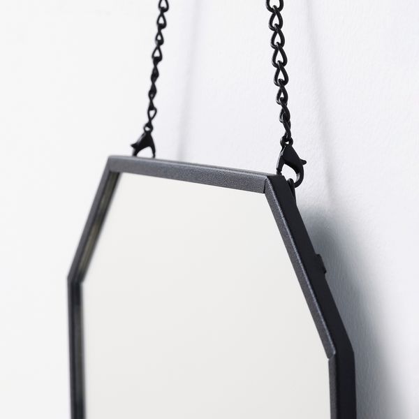 Зеркало, 20x25 см, черный IKEA LASSBYN ЛАССБЮН 405.381.45 - схема-чертеж с размерами